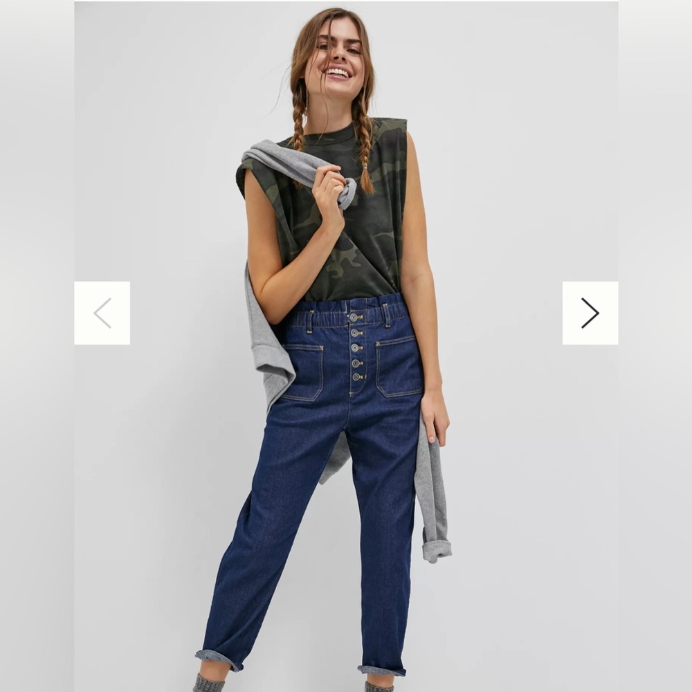 Anthropologie Pilcro Ultra High-Rise Button-Fly Slim Jeans